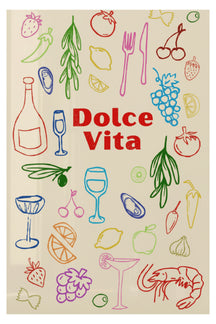 Dolce Vita Italian Food Art Print – wall art print by LOUDHAUS