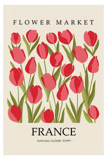 French Flower Market Art Print – wall art print by LOUDHAUS