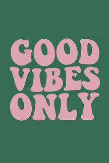 Good Vibes Only Typography Art Print – wall art print by LOUDHAUS