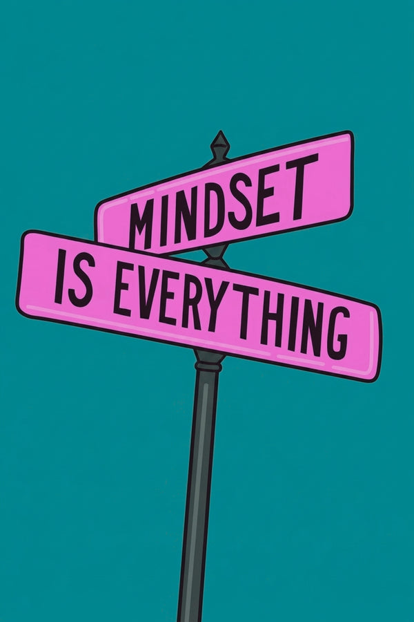 Inspirational Mindset Quote Art Print – wall art print by LOUDHAUS