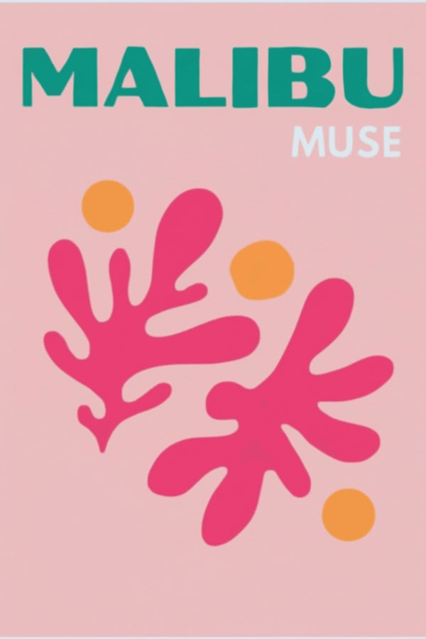 Malibu Muse Abstract Art Print – wall art print by LOUDHAUS