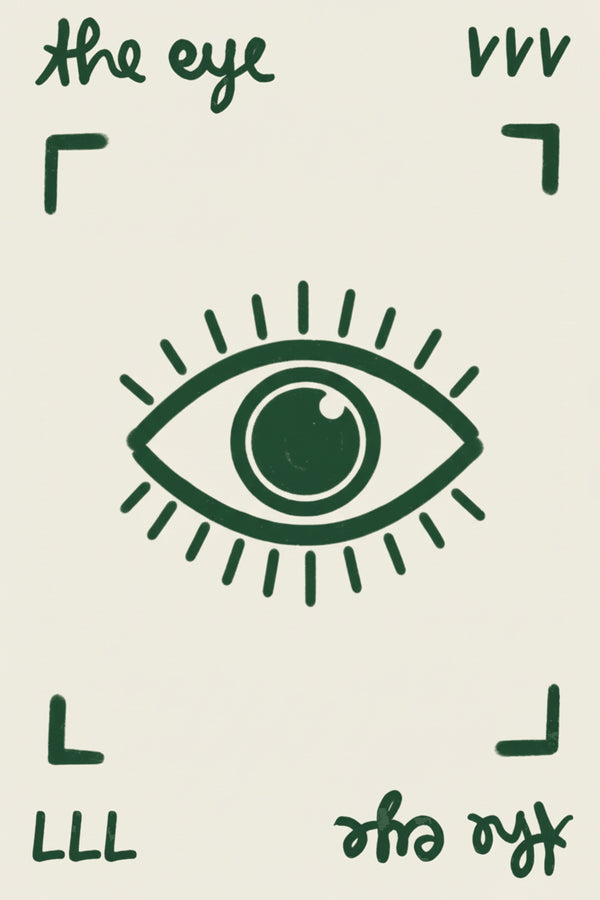 Mystic Eye Minimalist Art Print – wall art print by LOUDHAUS