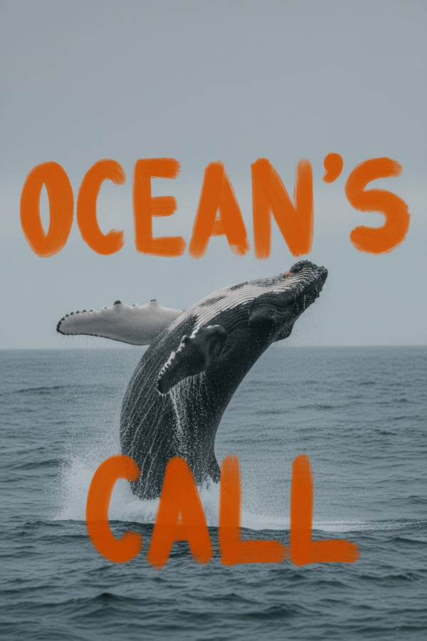 Ocean's Call Whale Photography Print – wall art print by LOUDHAUS