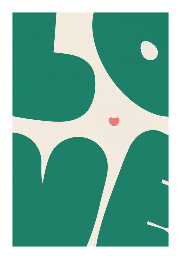 Playful Love Typography Art Print – wall art print by LOUDHAUS