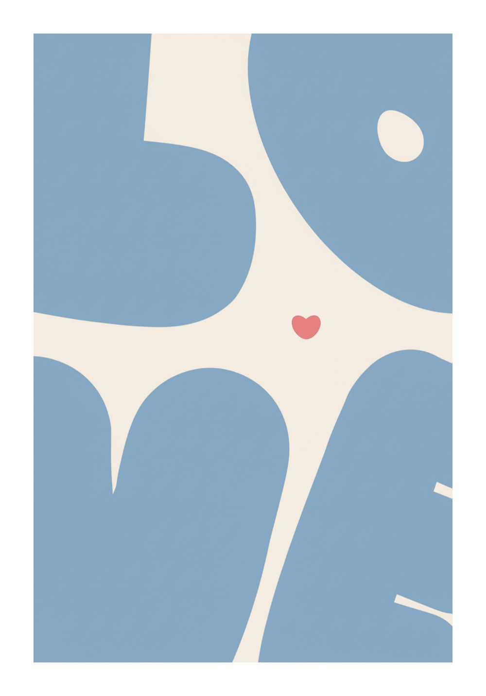 Playful Love Typography Art Print – wall art print by LOUDHAUS