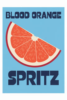 Zesty Blood Orange Spritz Art Print – wall art print by LOUDHAUS